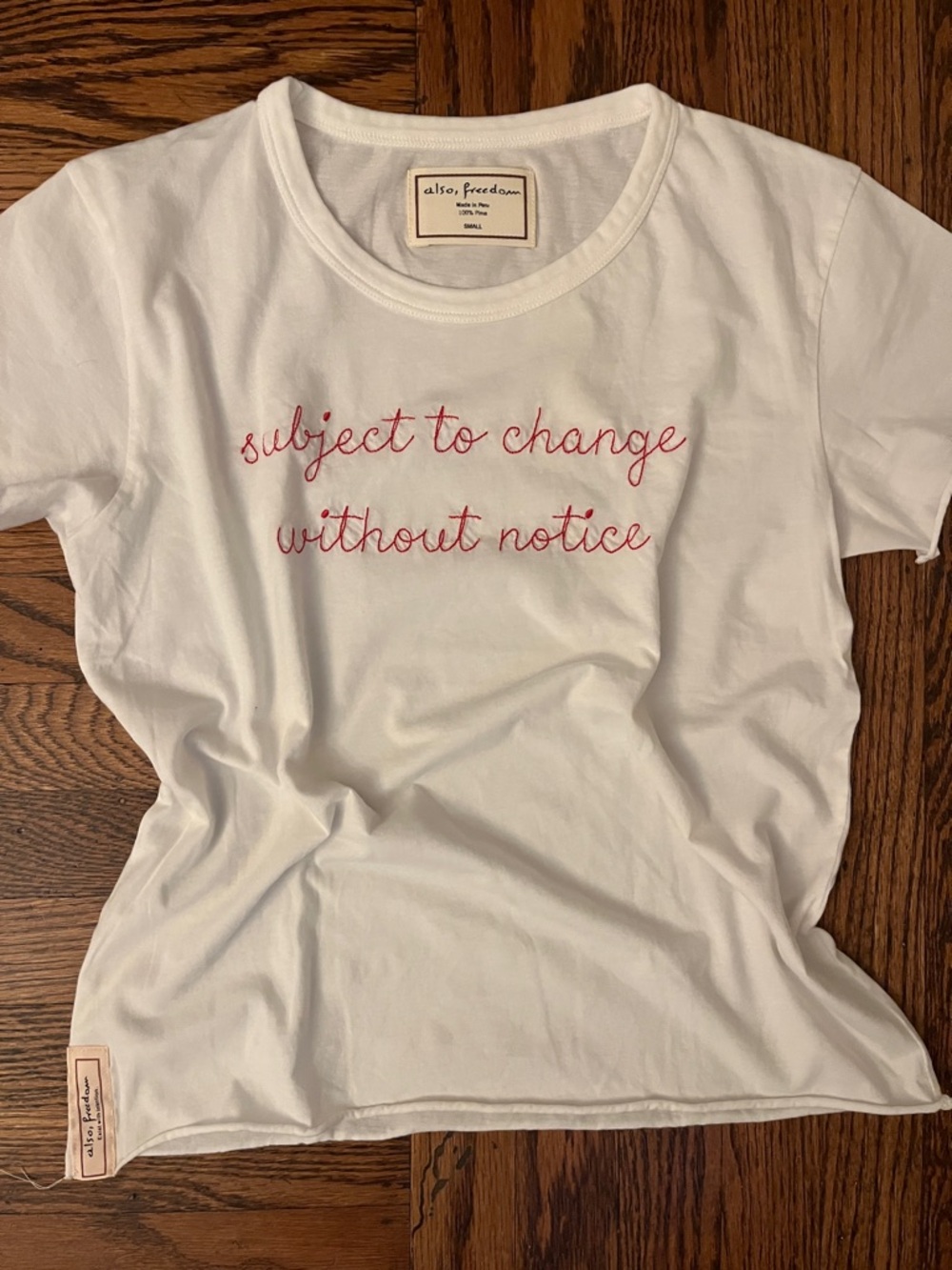 ALSO, FREEDOM GRAPHIC TEE S